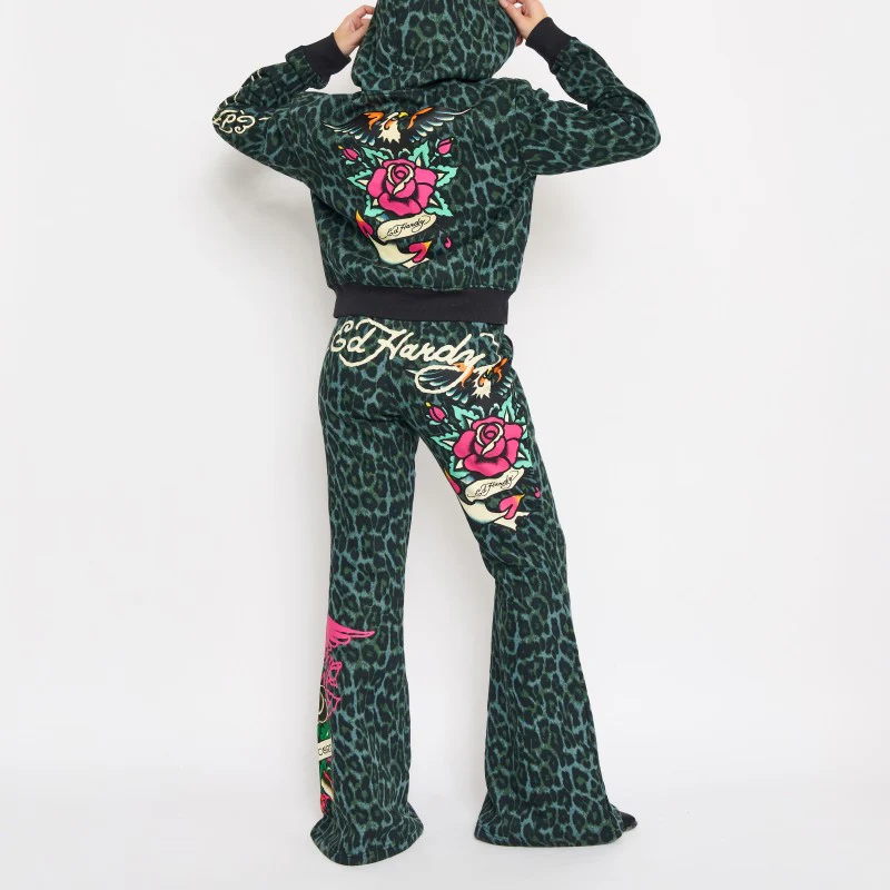 Anchor Rose Boot Cut Sweatpants - Image 2