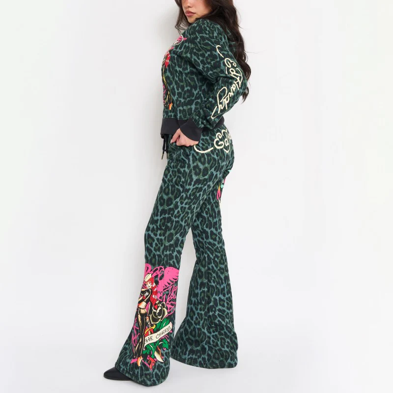 Anchor Rose Boot Cut Sweatpants - Image 3