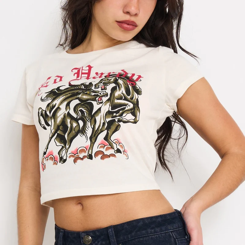 Battle Horses Baby Tee