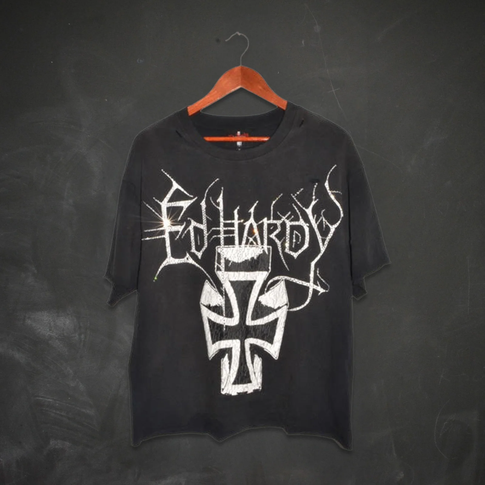 Cross Cropped Mens Boxy Tee - Image 3