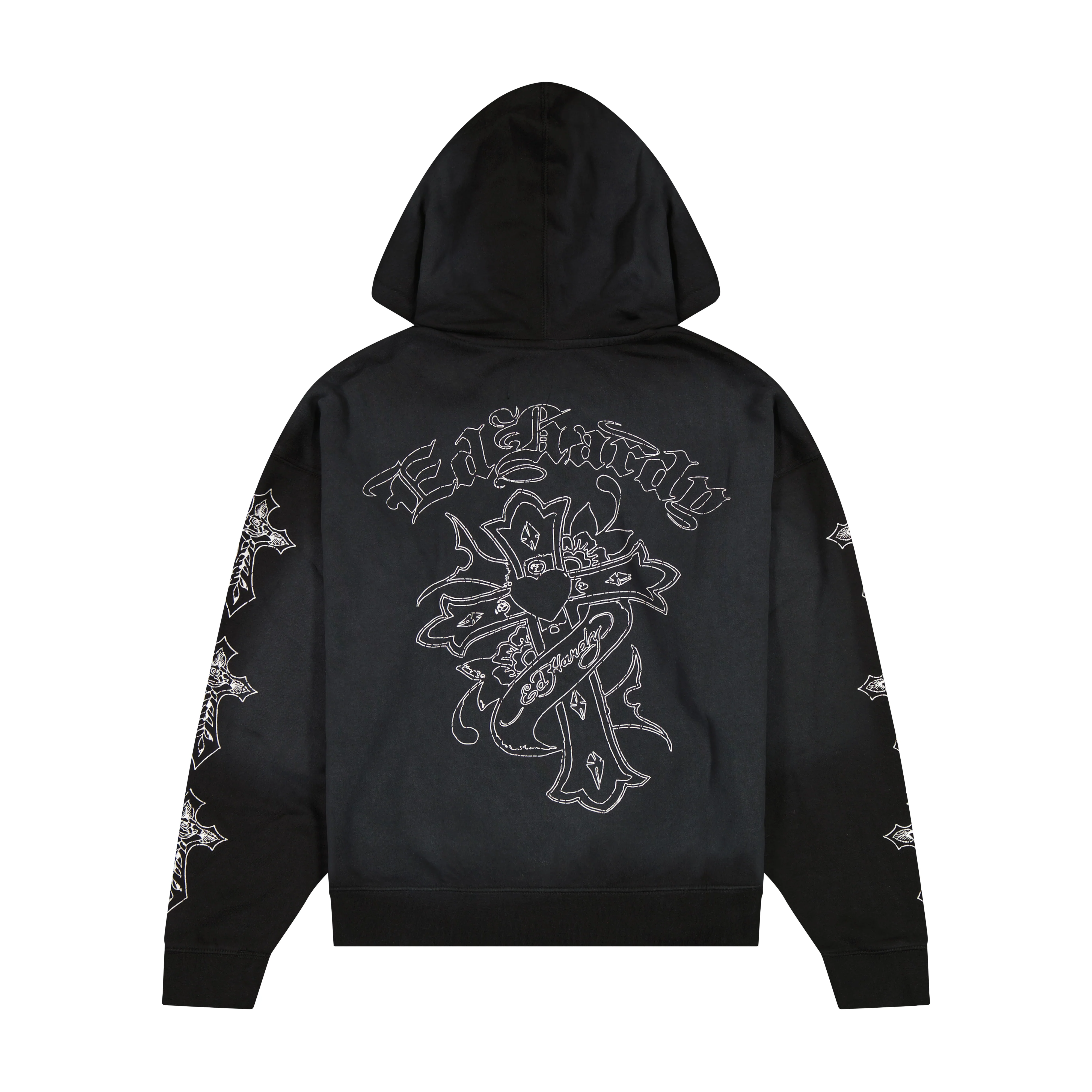 Crosses Boxy Zip Hoodie - Image 2