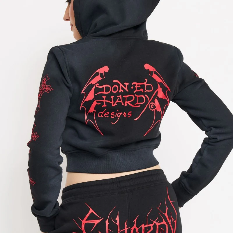Crosses Zip Front Hoodie - Image 2