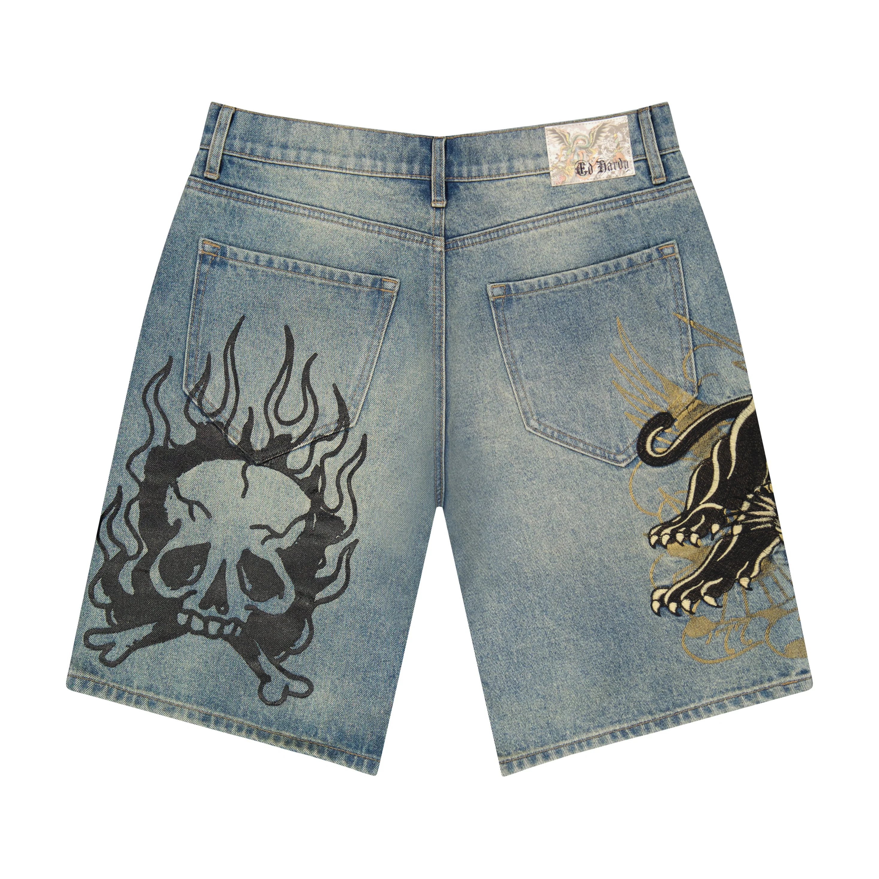 Crouching Panther Skater Shorts - Image 3