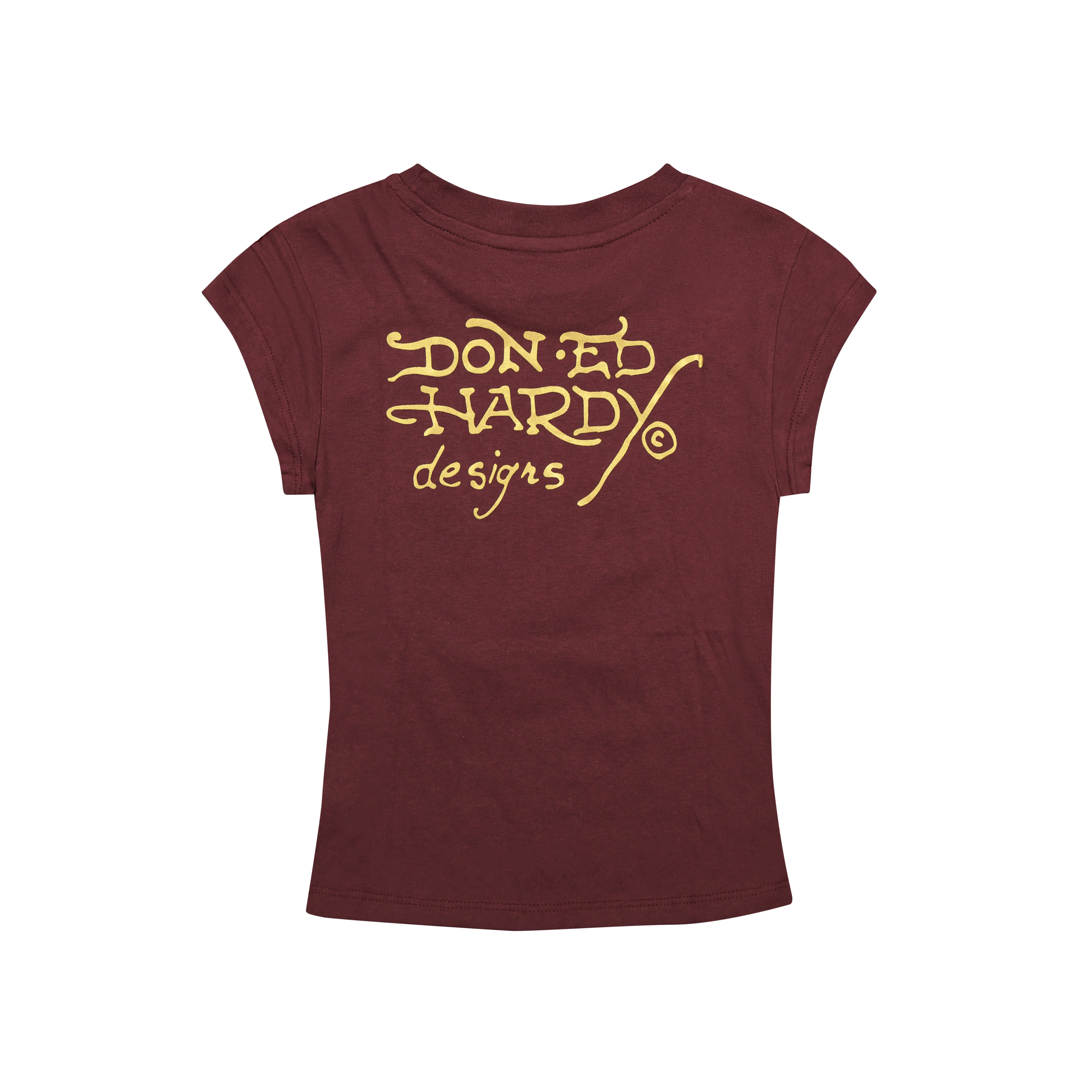 Diamond Flower Cap Sleeve Tee - Image 2
