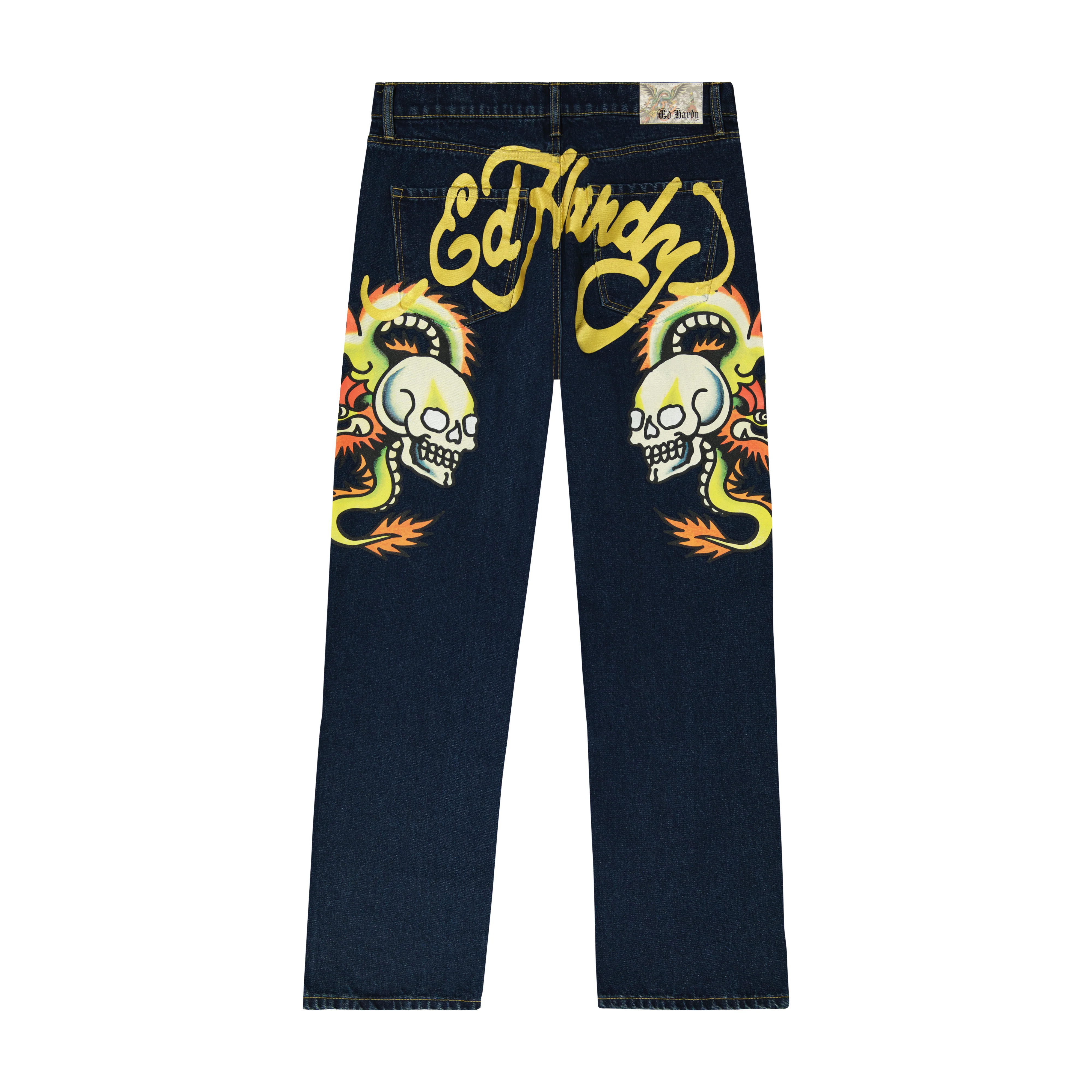 Dragon Skull Baggy Wide Leg Jean - Image 2