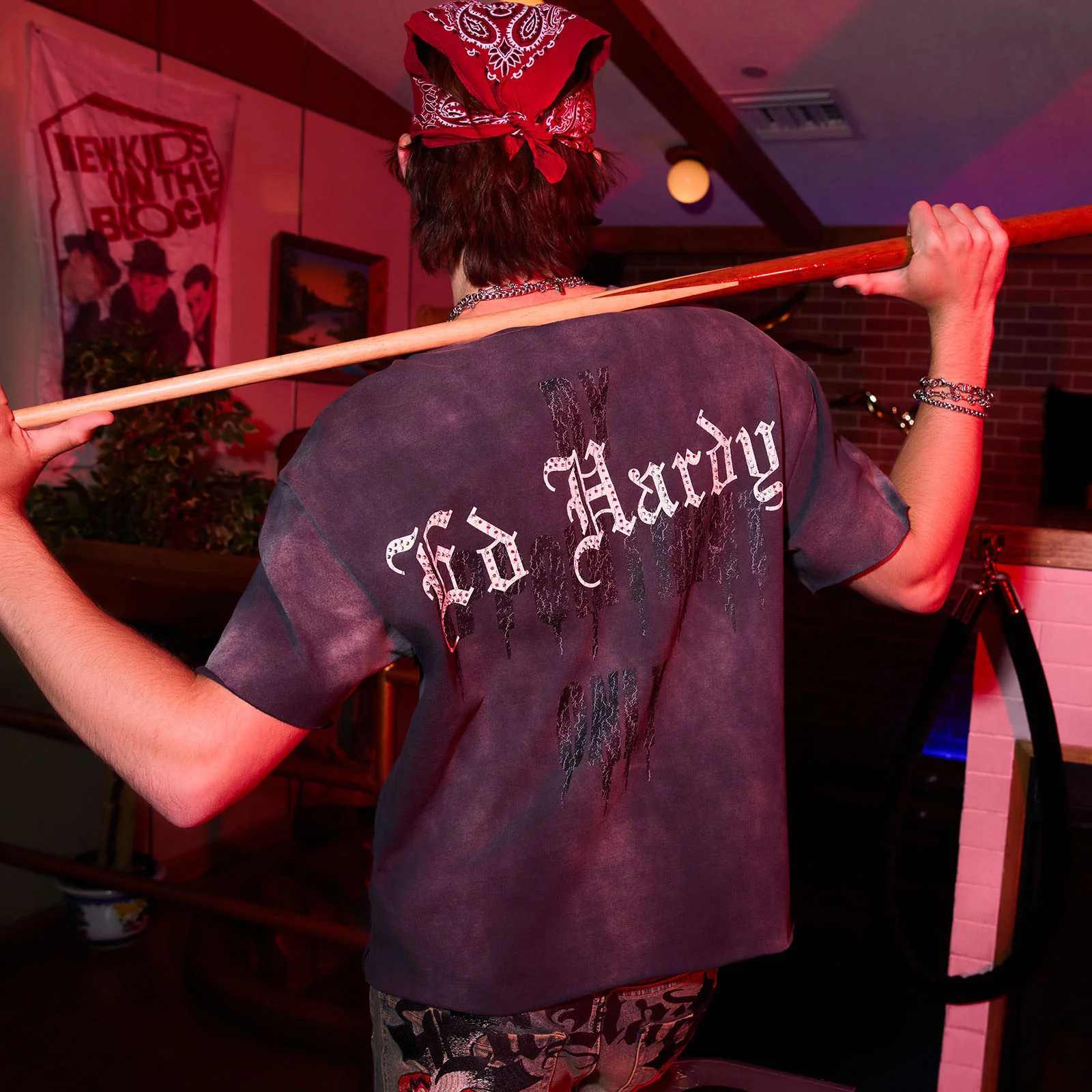 Fire Lord Cropped Mens Boxy Tee - Image 2