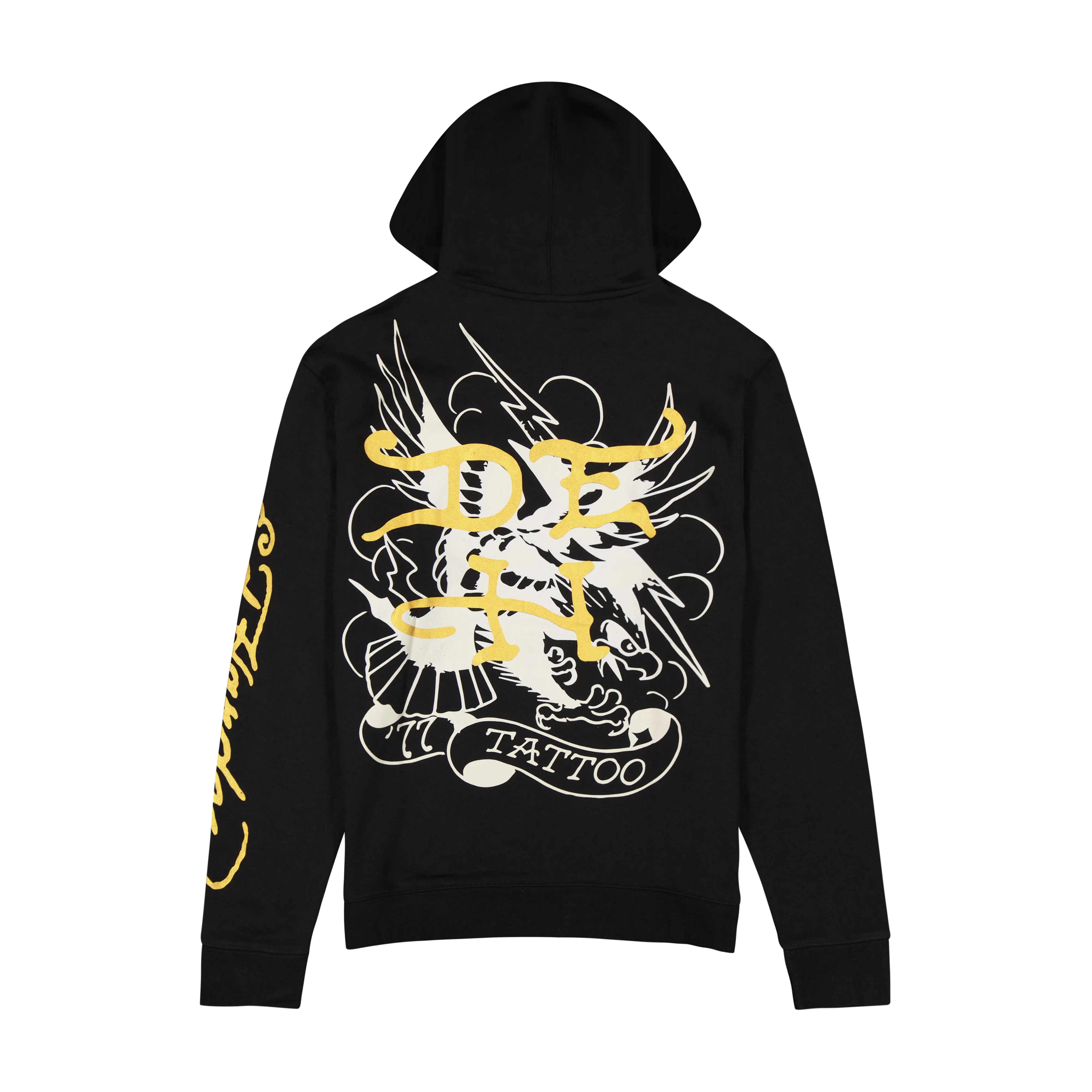 Fire Skull Pullover Hoodie - Image 2