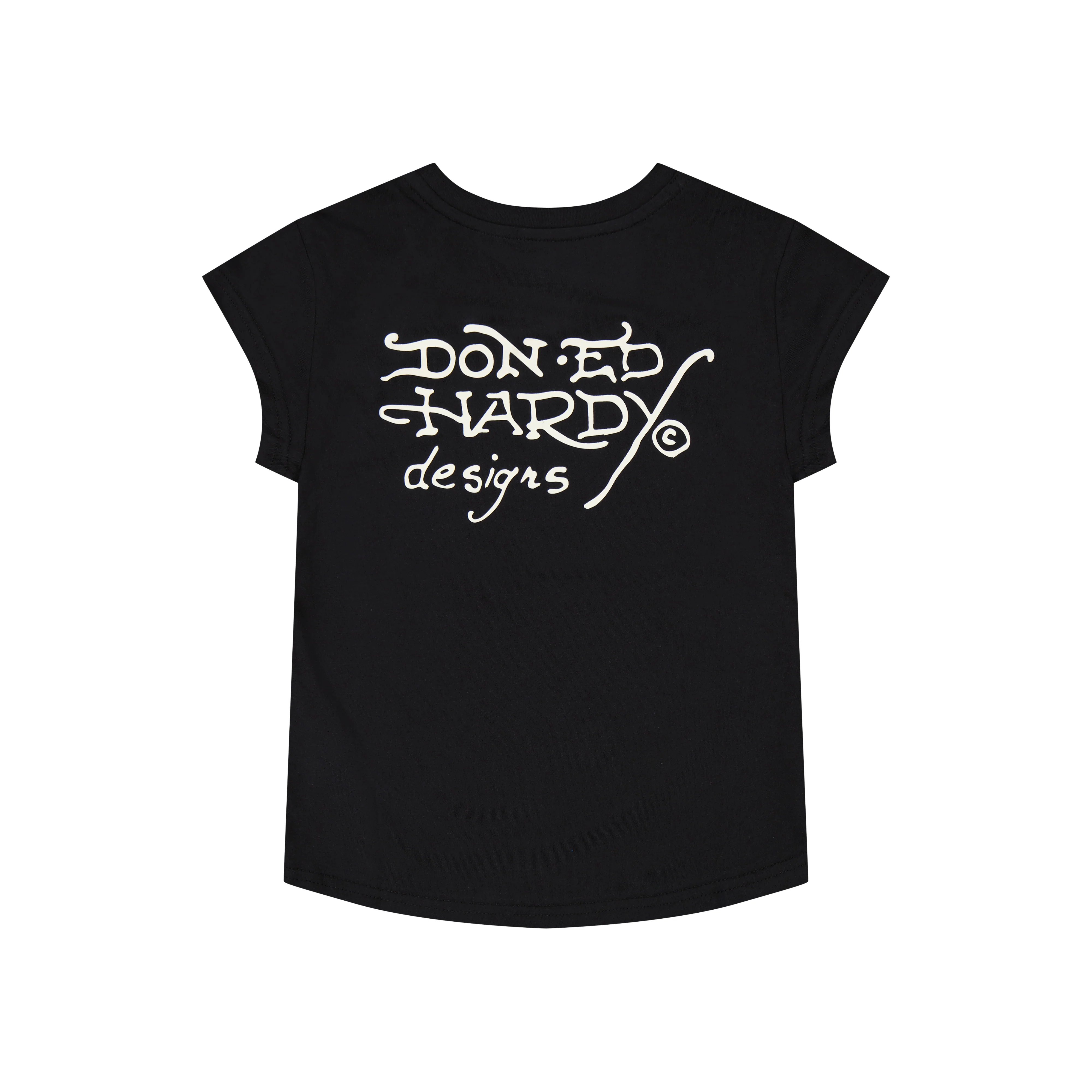 Fire Tiger Rhinestone Cap Sleeve Tee - Image 2