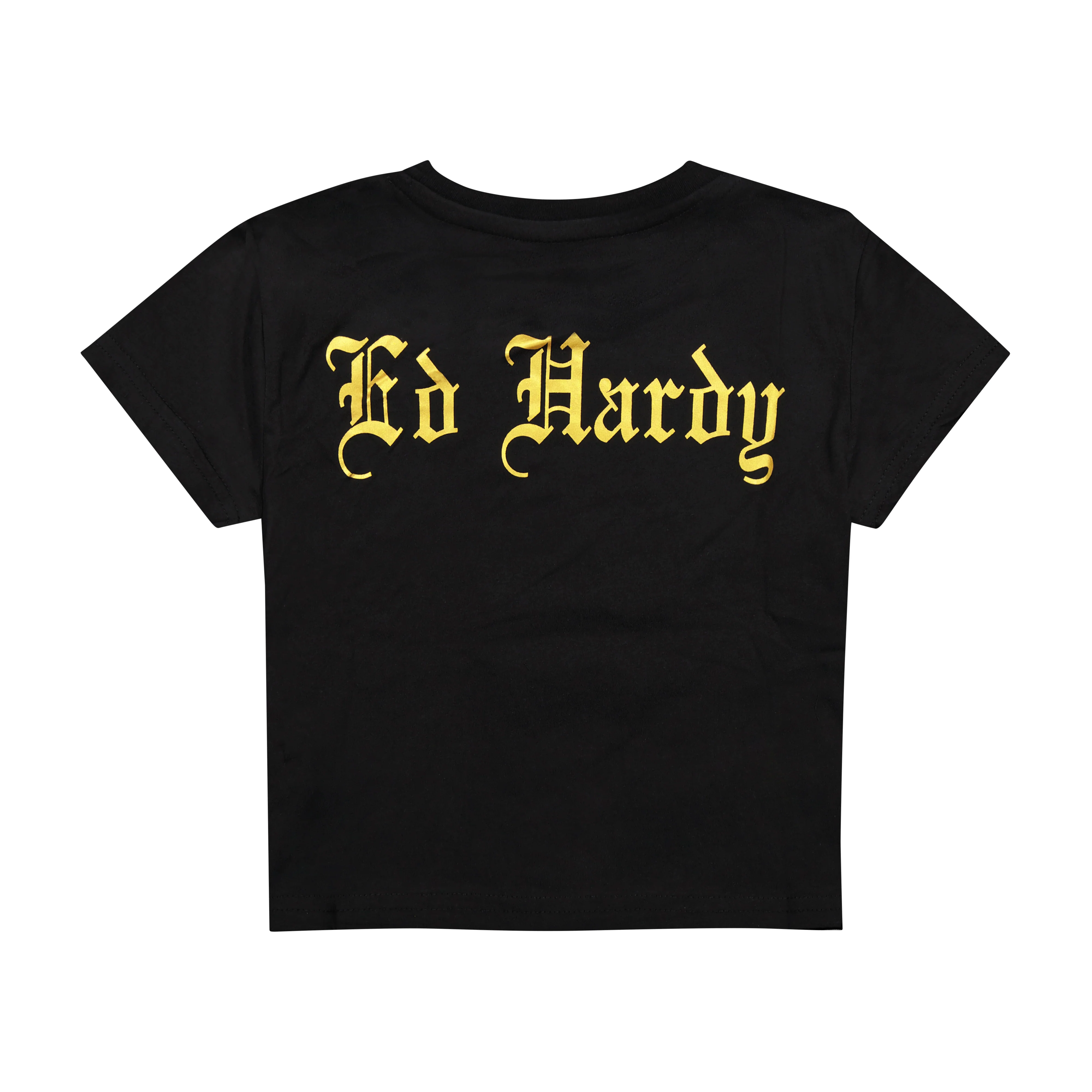 Heart Flame Rhinestone Baby Tee - Image 2