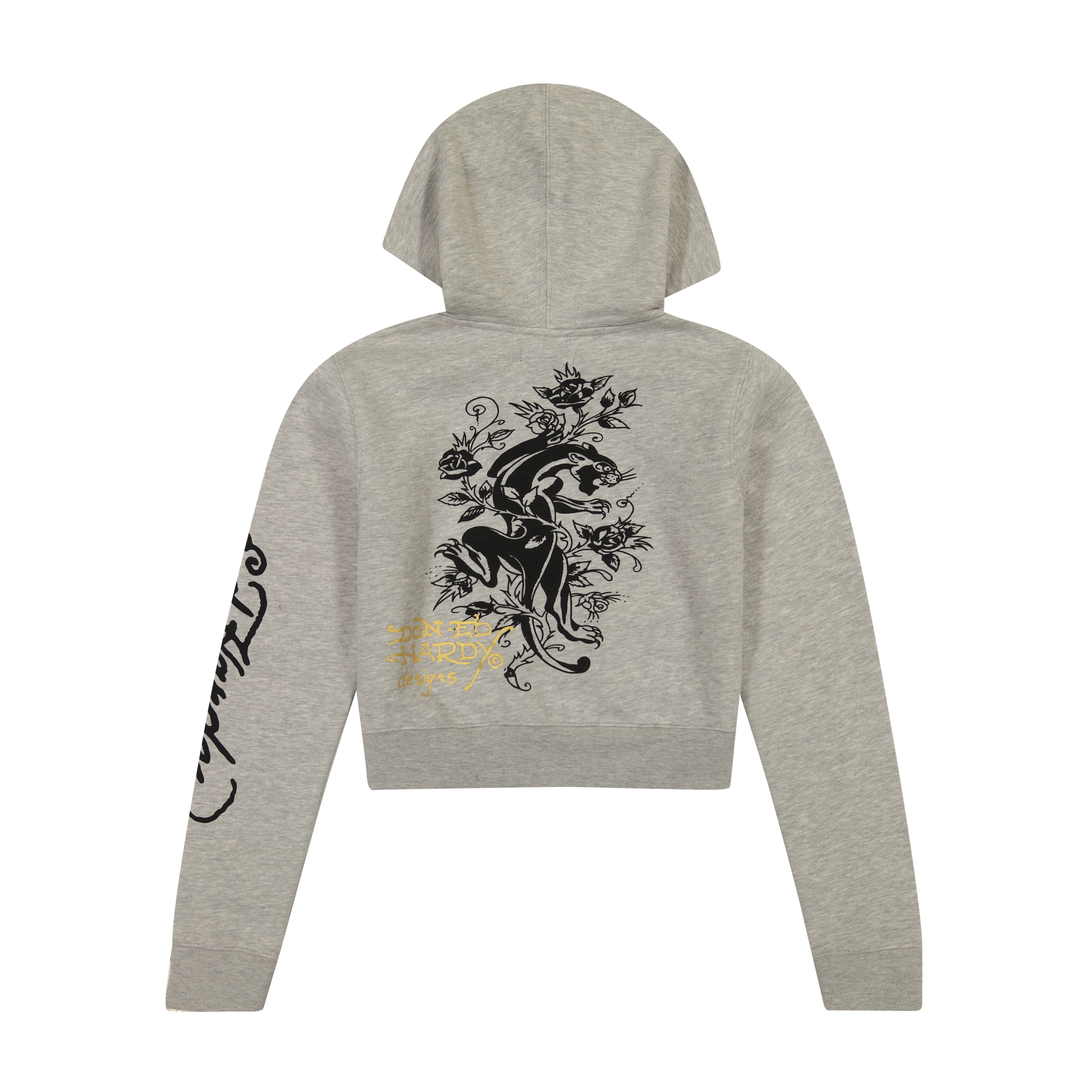 Heart Roses Zip Hoodie - Image 2