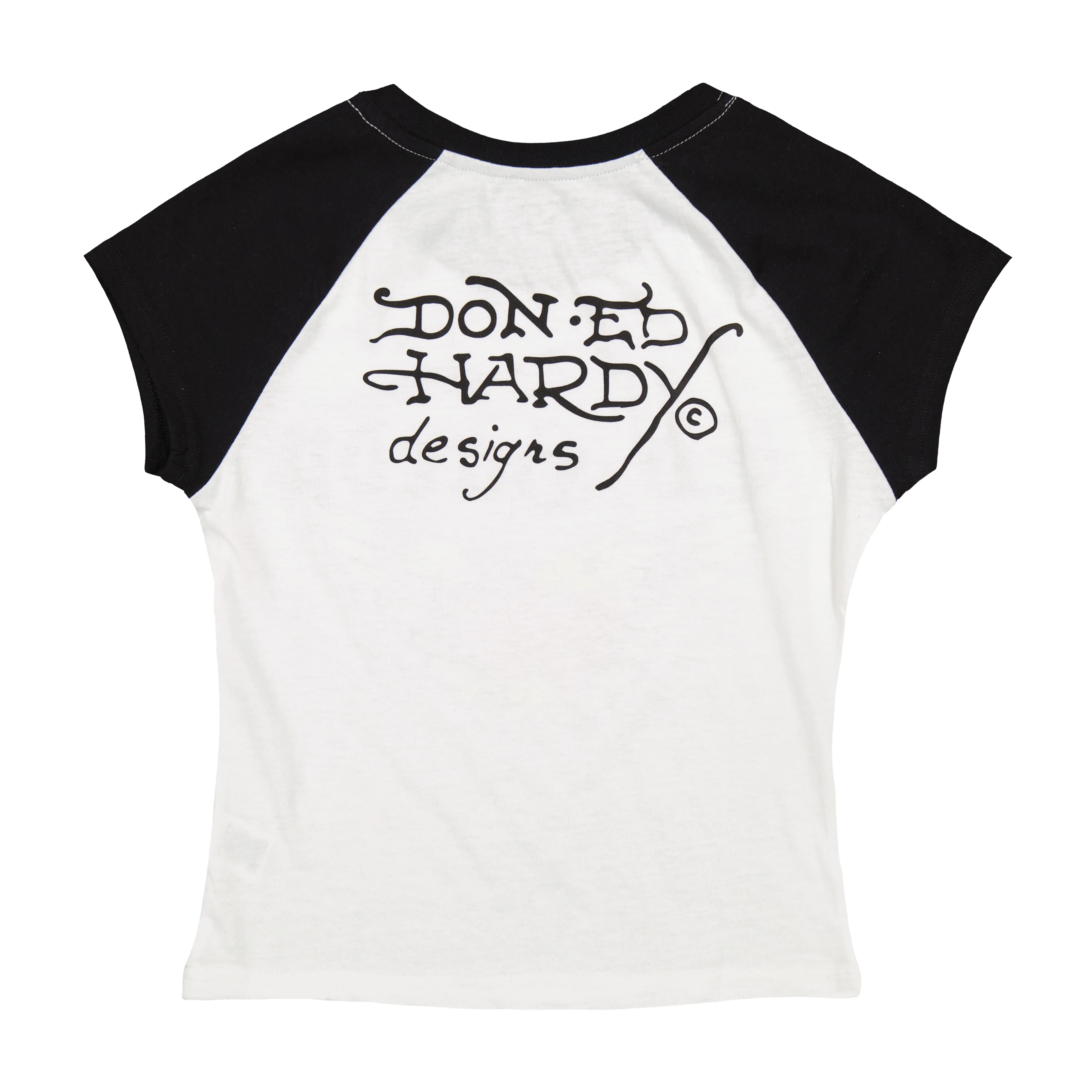 Heart Wings Raglan Cap Sleeve Tee - Image 3