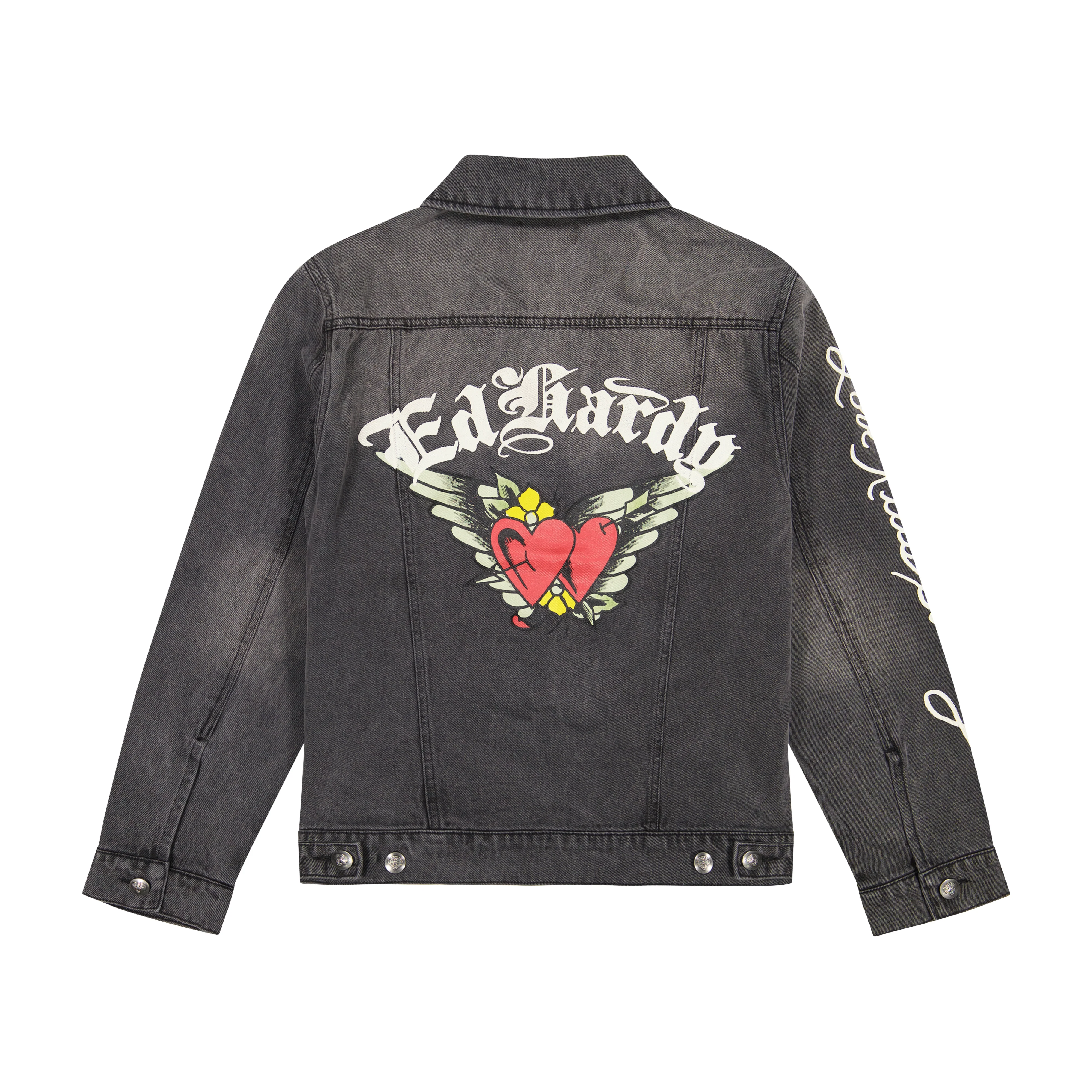 Heart Wings Unisex Trucker jacket - Image 3
