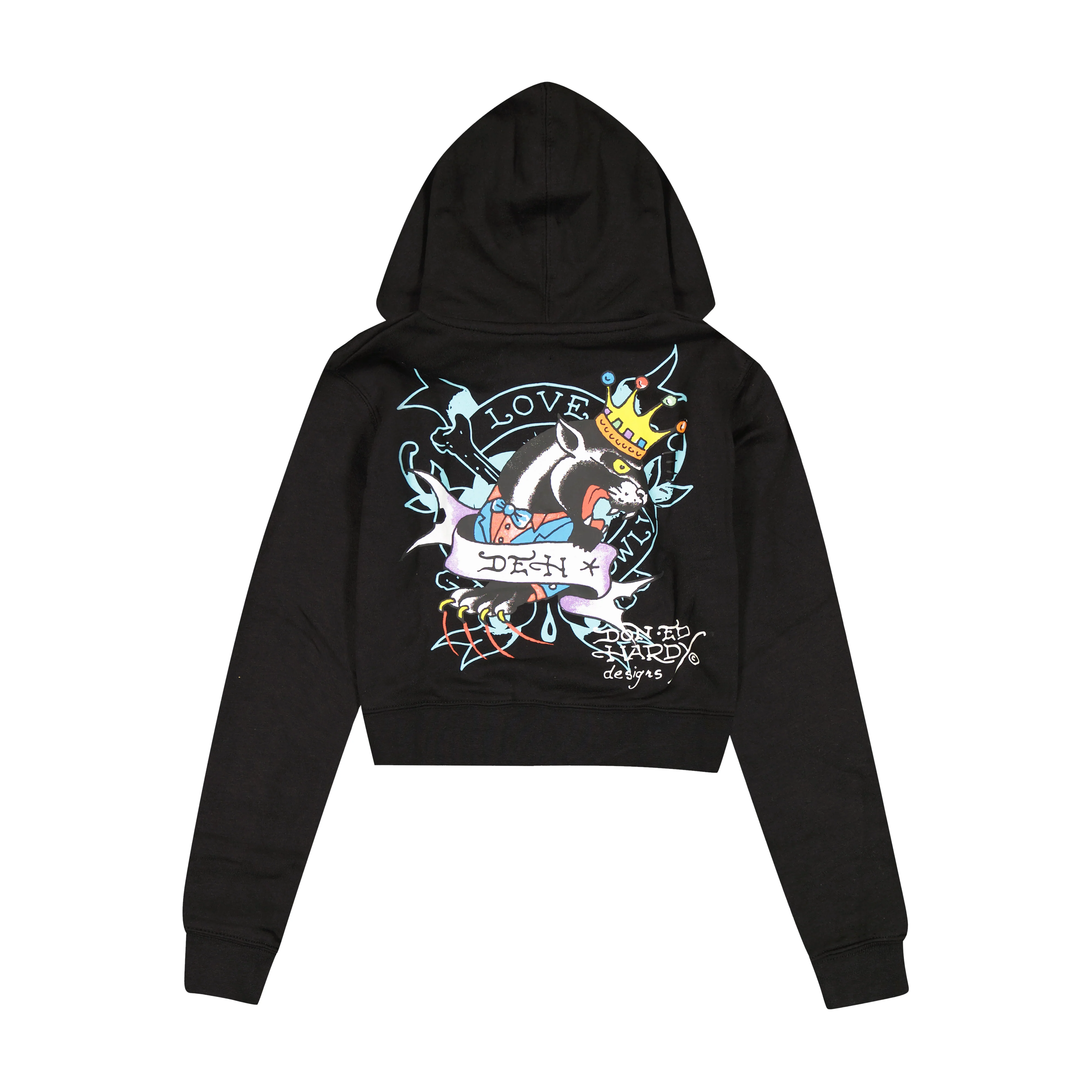 Ice Flower Zip Front Hoodie - Image 2