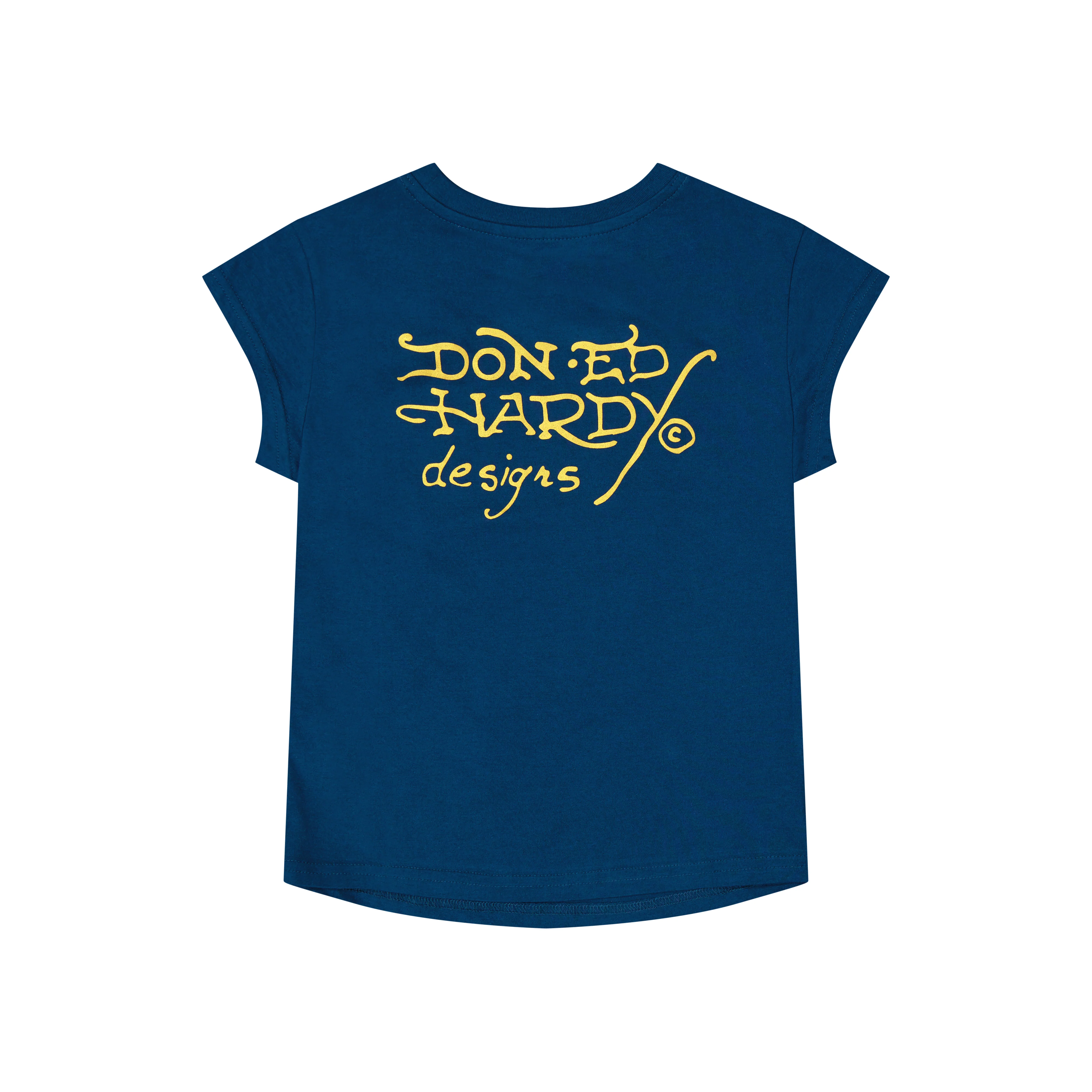LKS Skull Rhinestone Cap Sleeve Tee - Image 2
