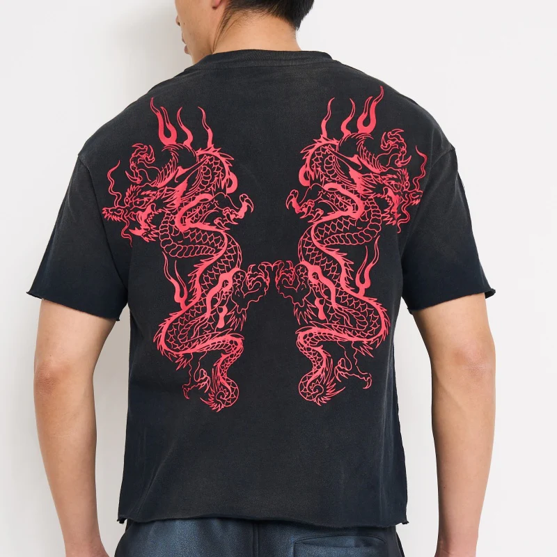 Mary Dragons Boxy Cropped Tee - Image 2