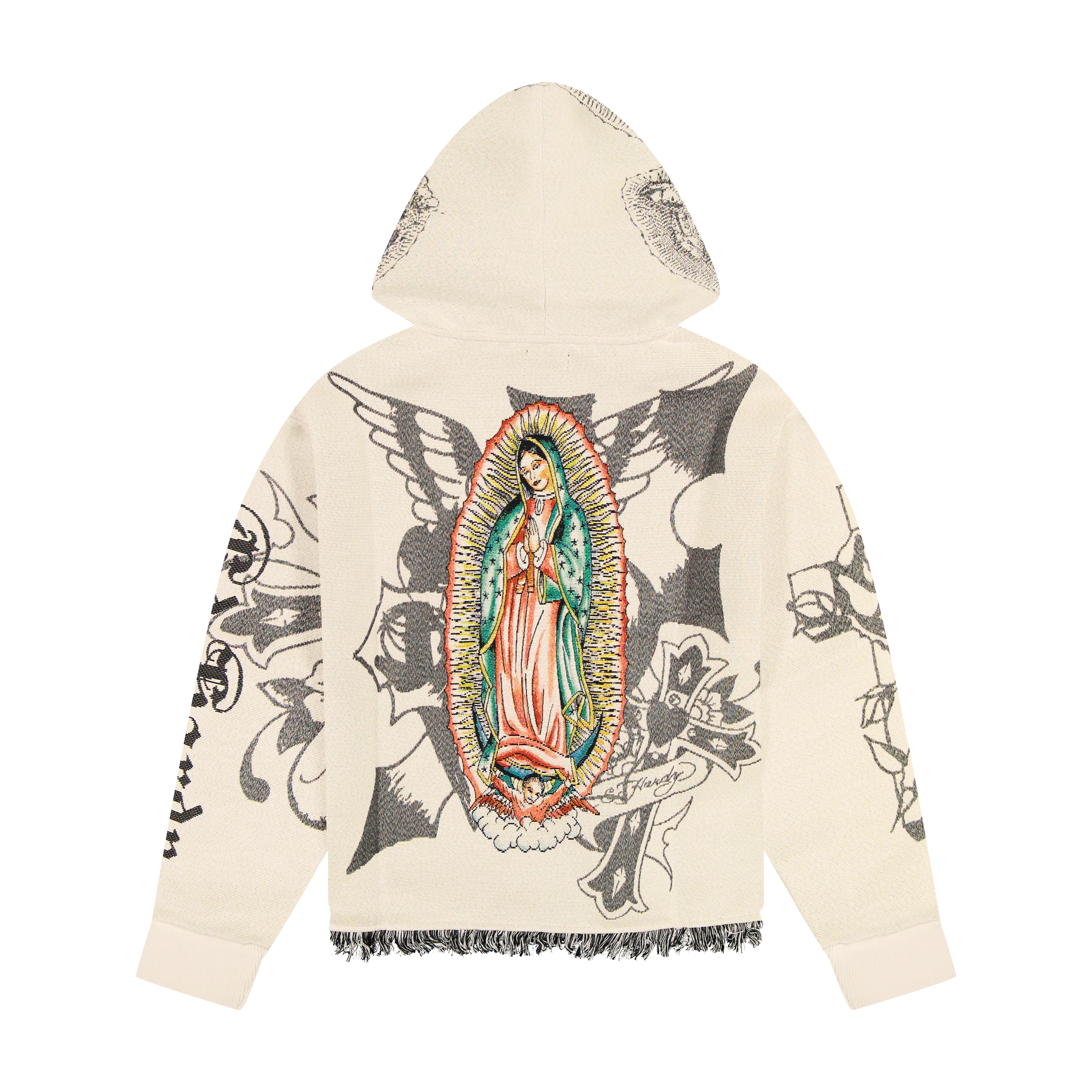Mother of God Tapestry Hoodie - Image 2
