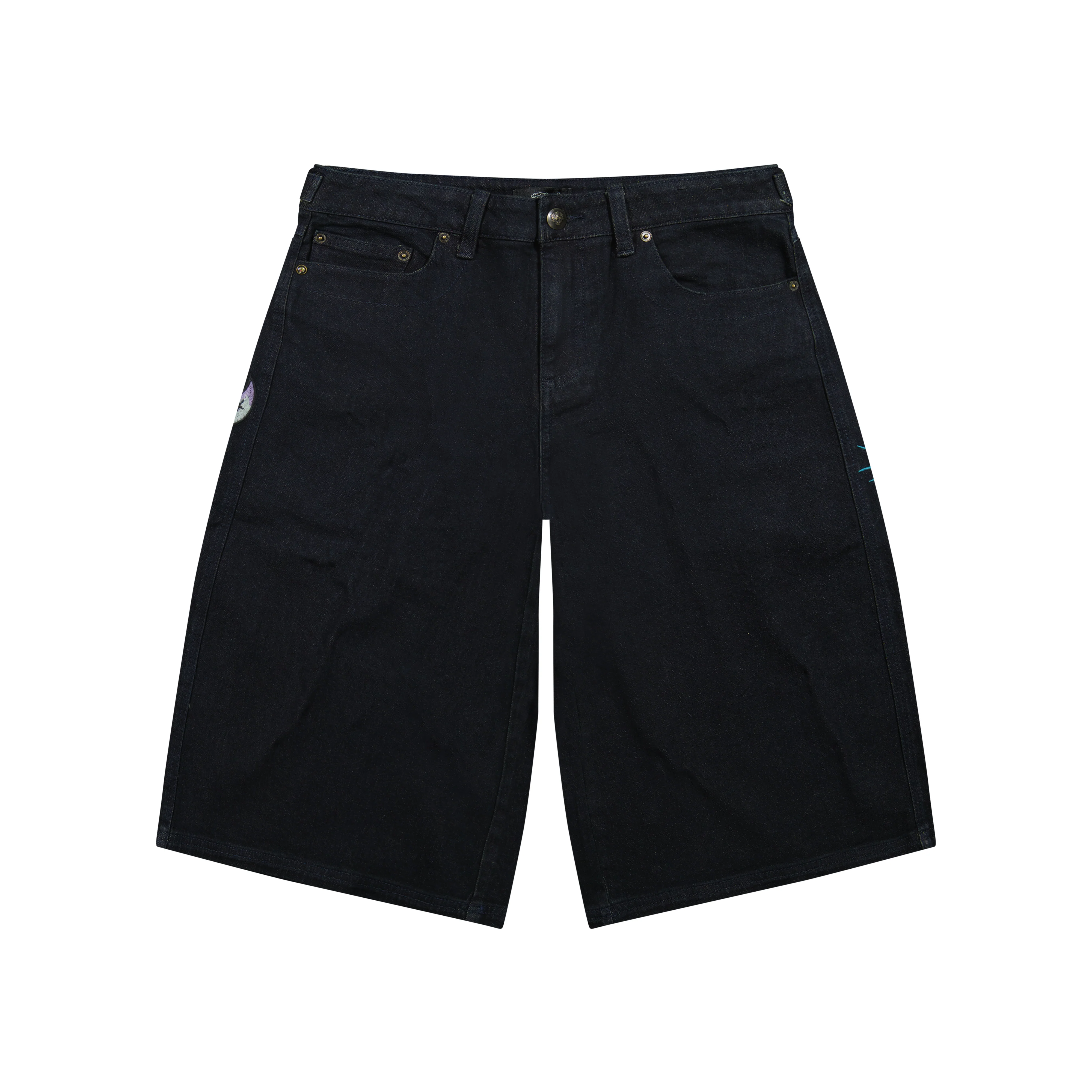 Panther Long Denim Shorts - Image 4
