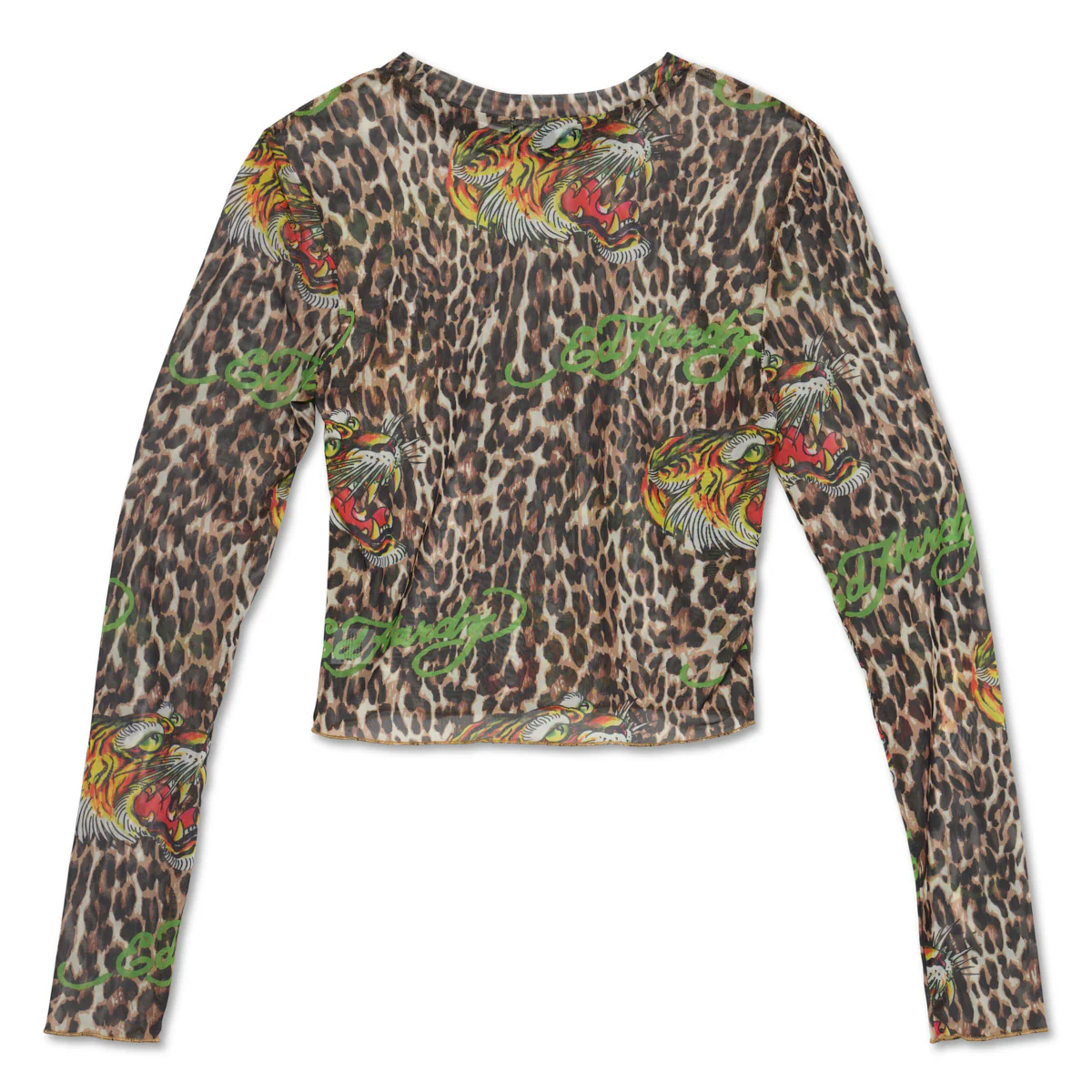 Power Mesh Tiger Leopard L/S - Image 2