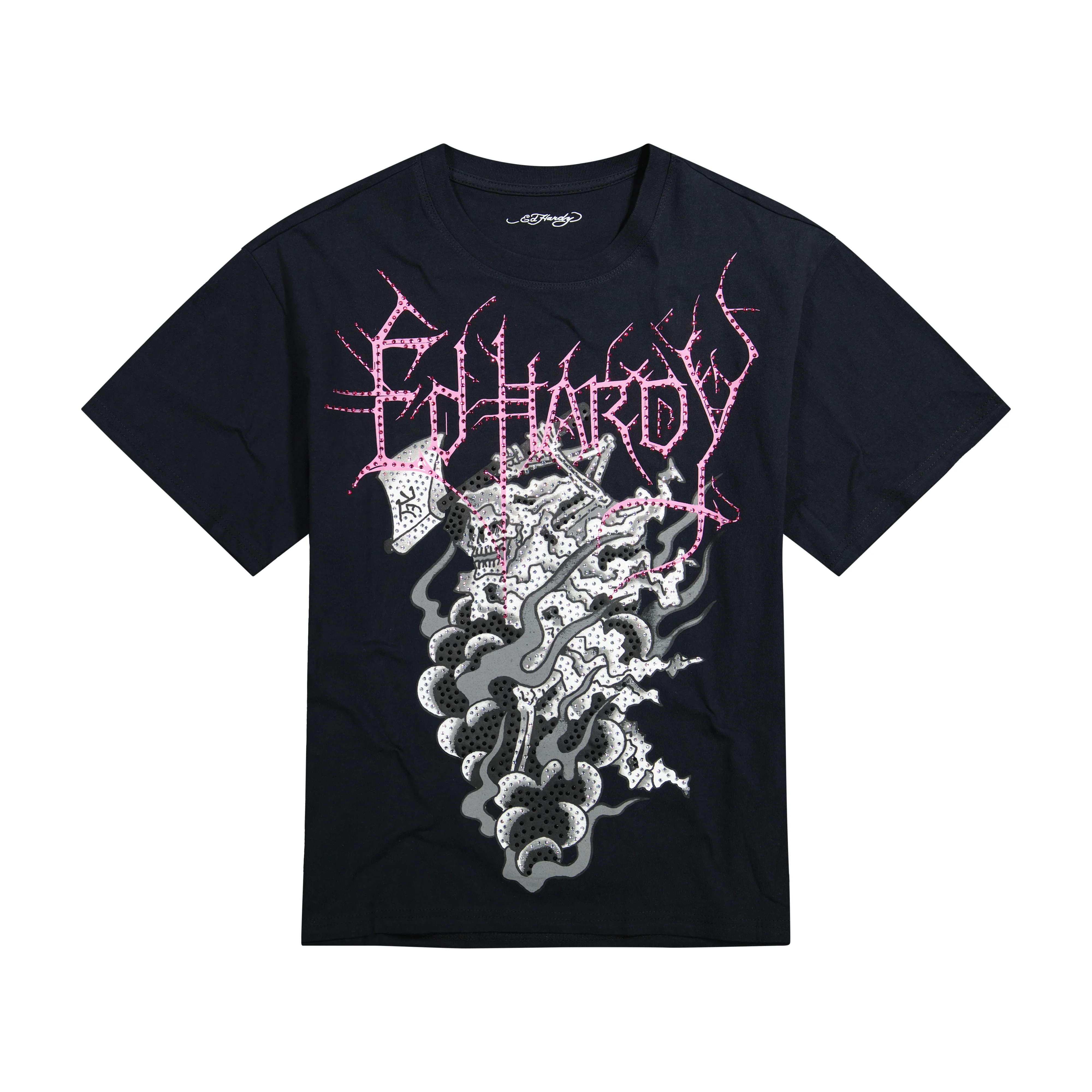 Reaper Ghost Rhinestone Boxy Tee - Image 3