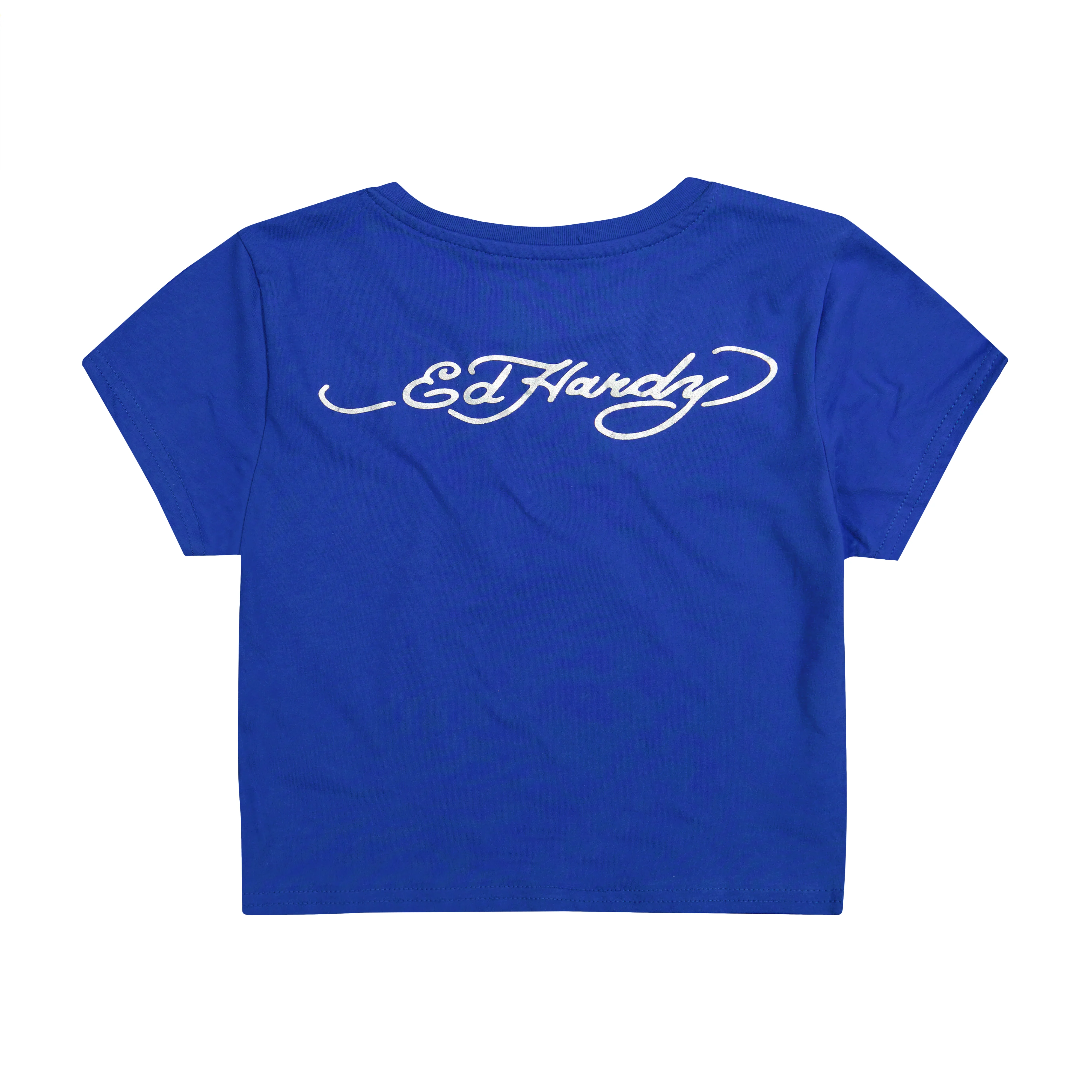 Sacred Heart Wings Rhinestone Baby Tee - Image 4