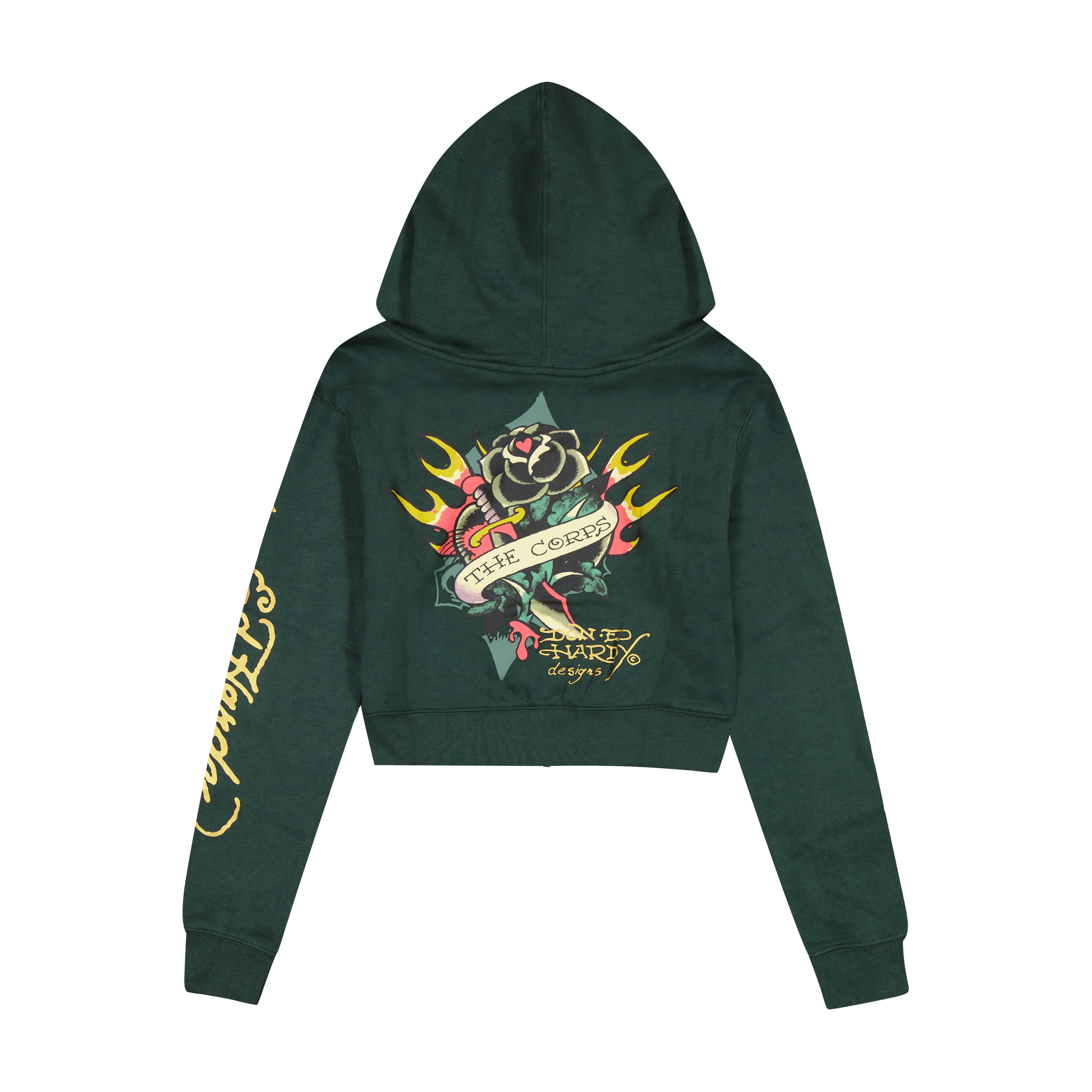 Sacred Heart Zip Front Hoodie - Image 2