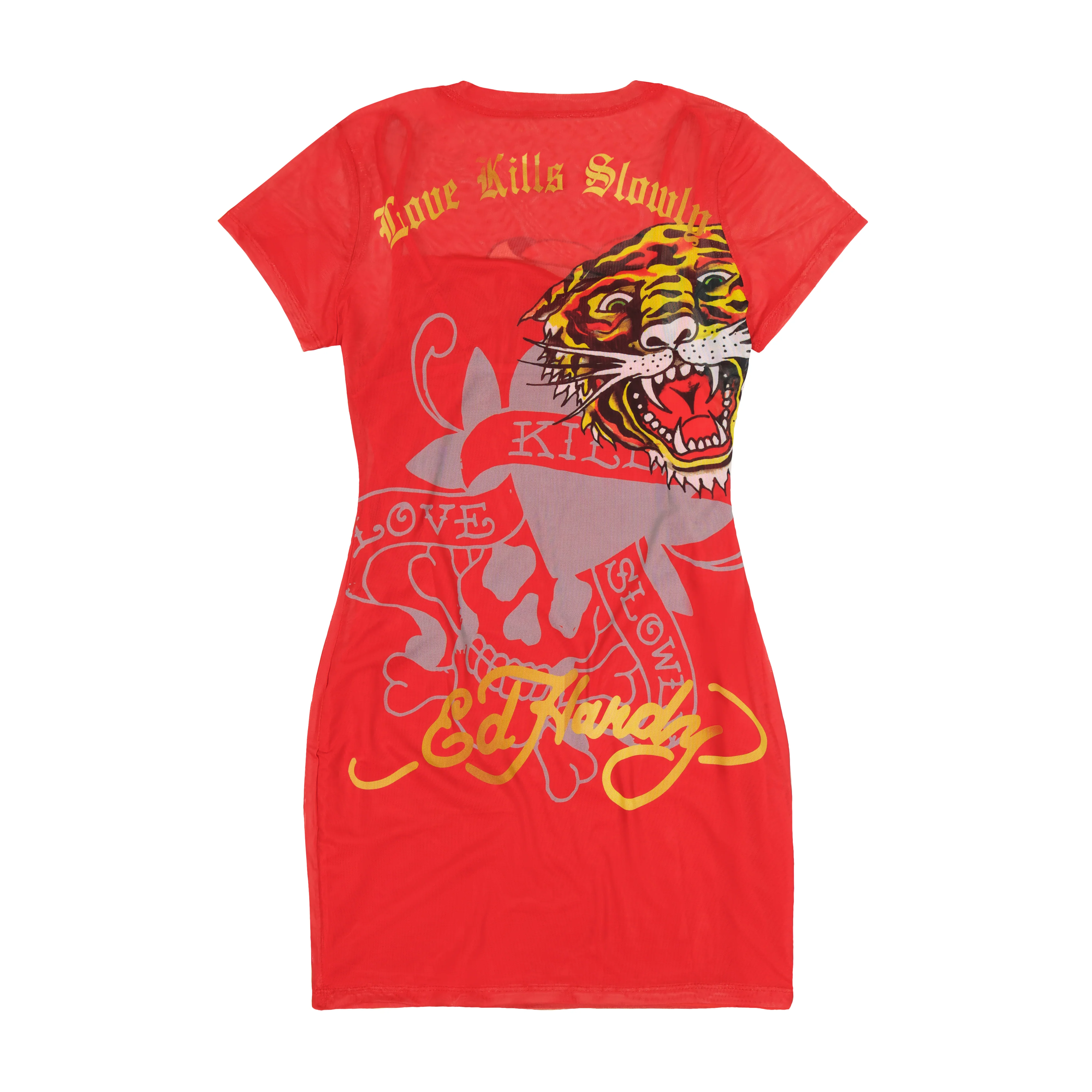Skull Dagger Mesh Tee Dress - Image 2