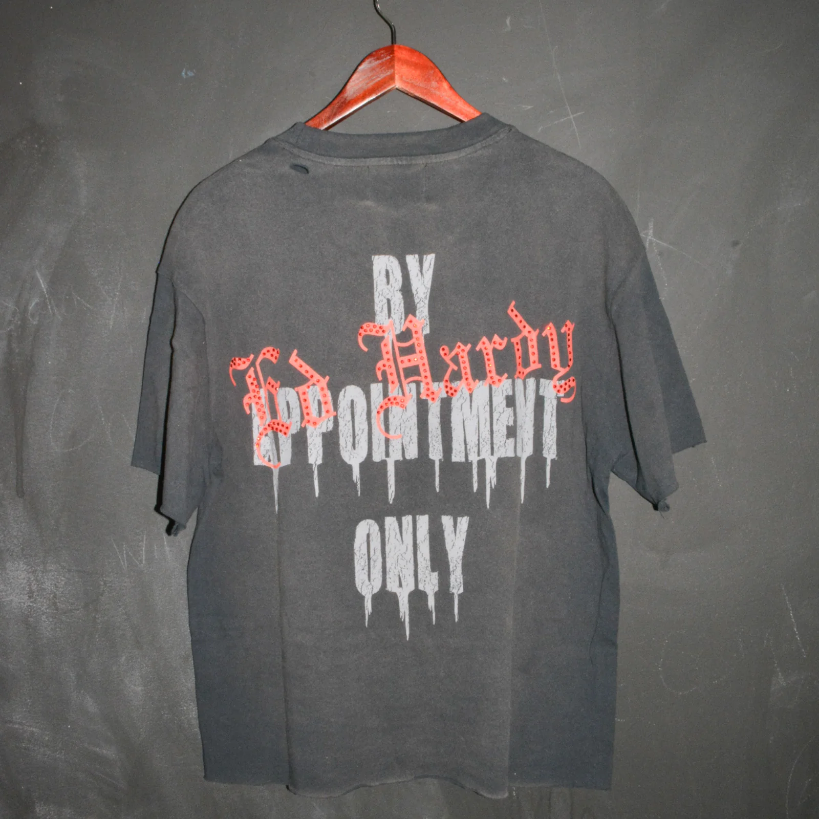 Skull Flame Cropped Mens Boxy Tee - Image 2