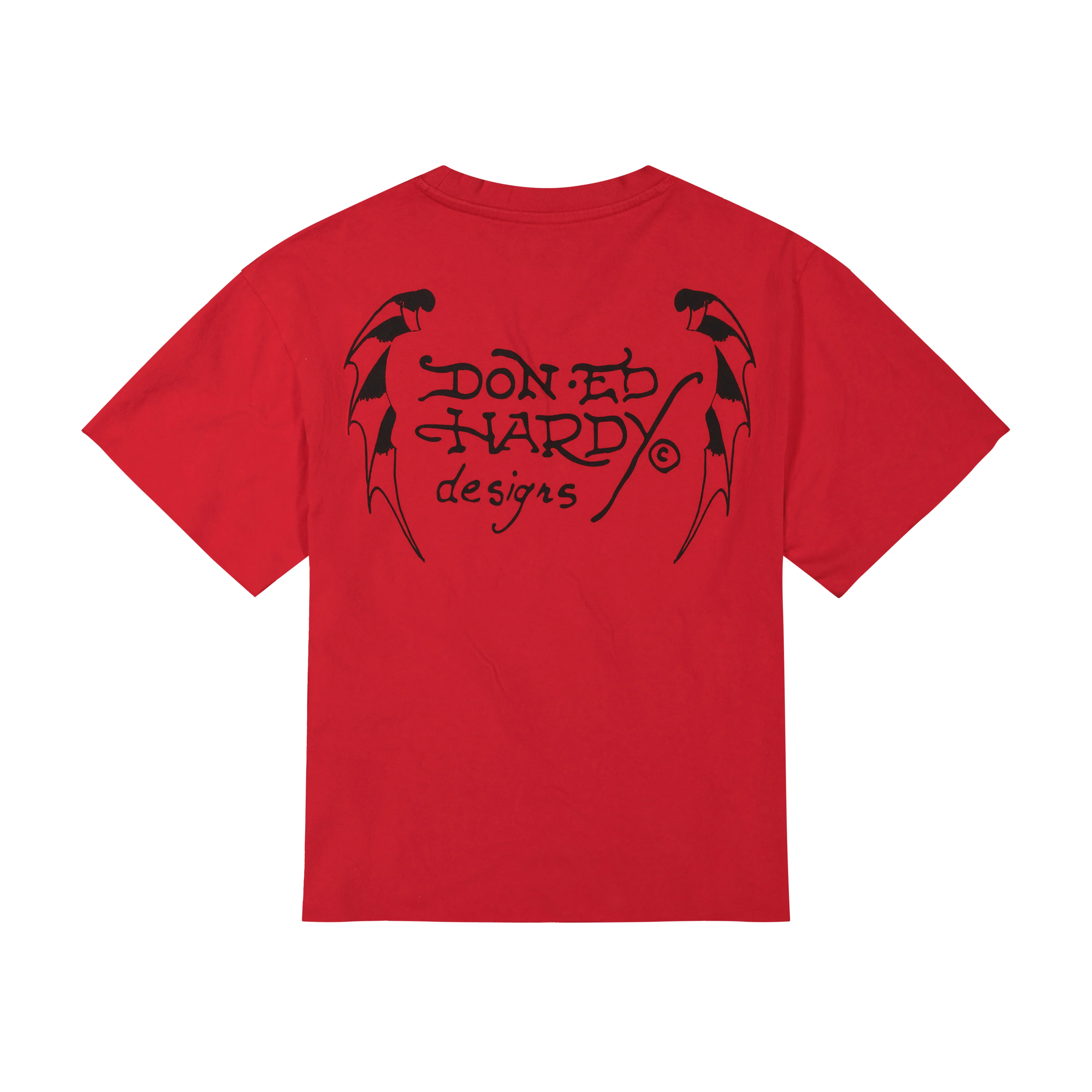 Skull Roses Boxy Cropped Tee - Image 4
