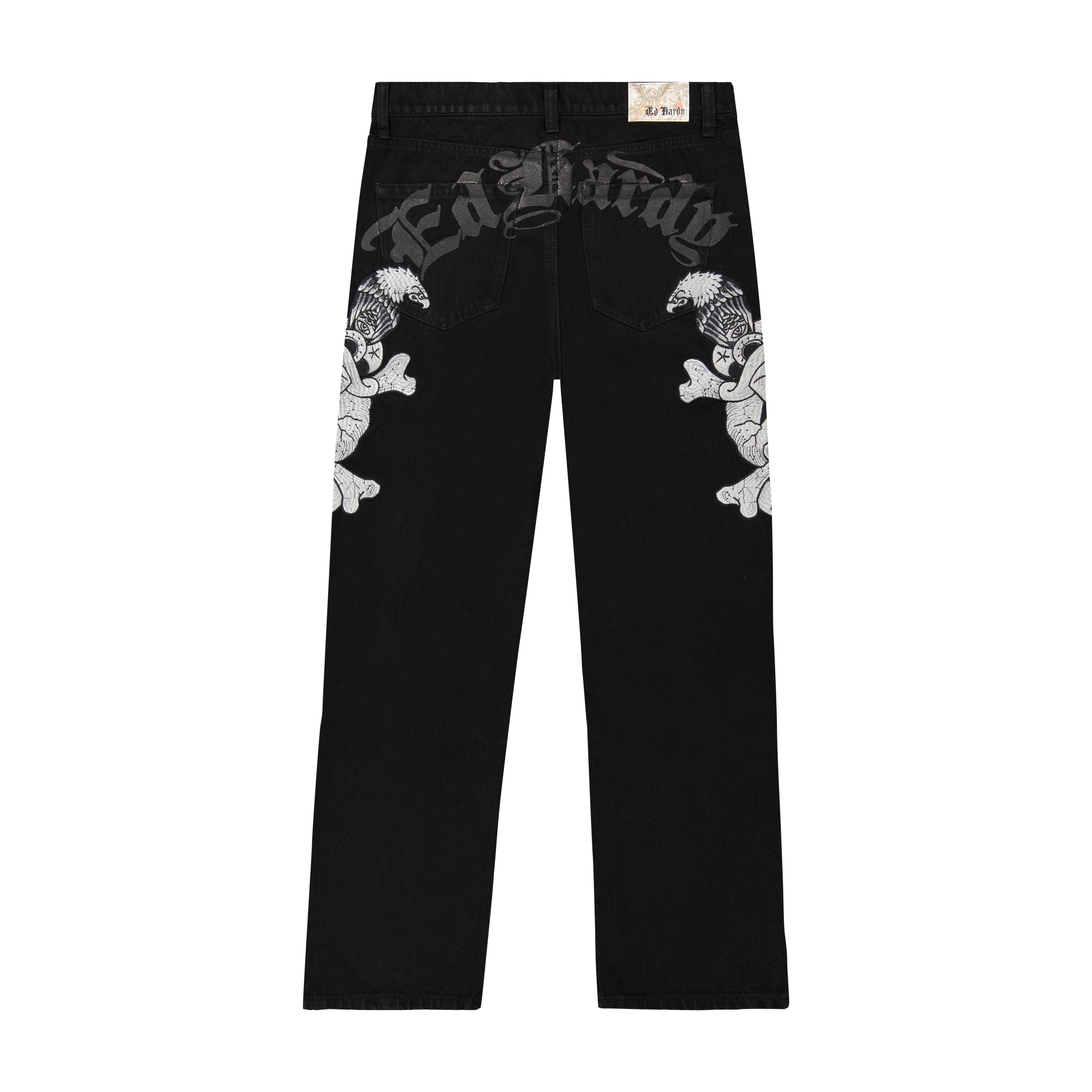 Skulls Wide Leg Baggy Jeans - Image 2
