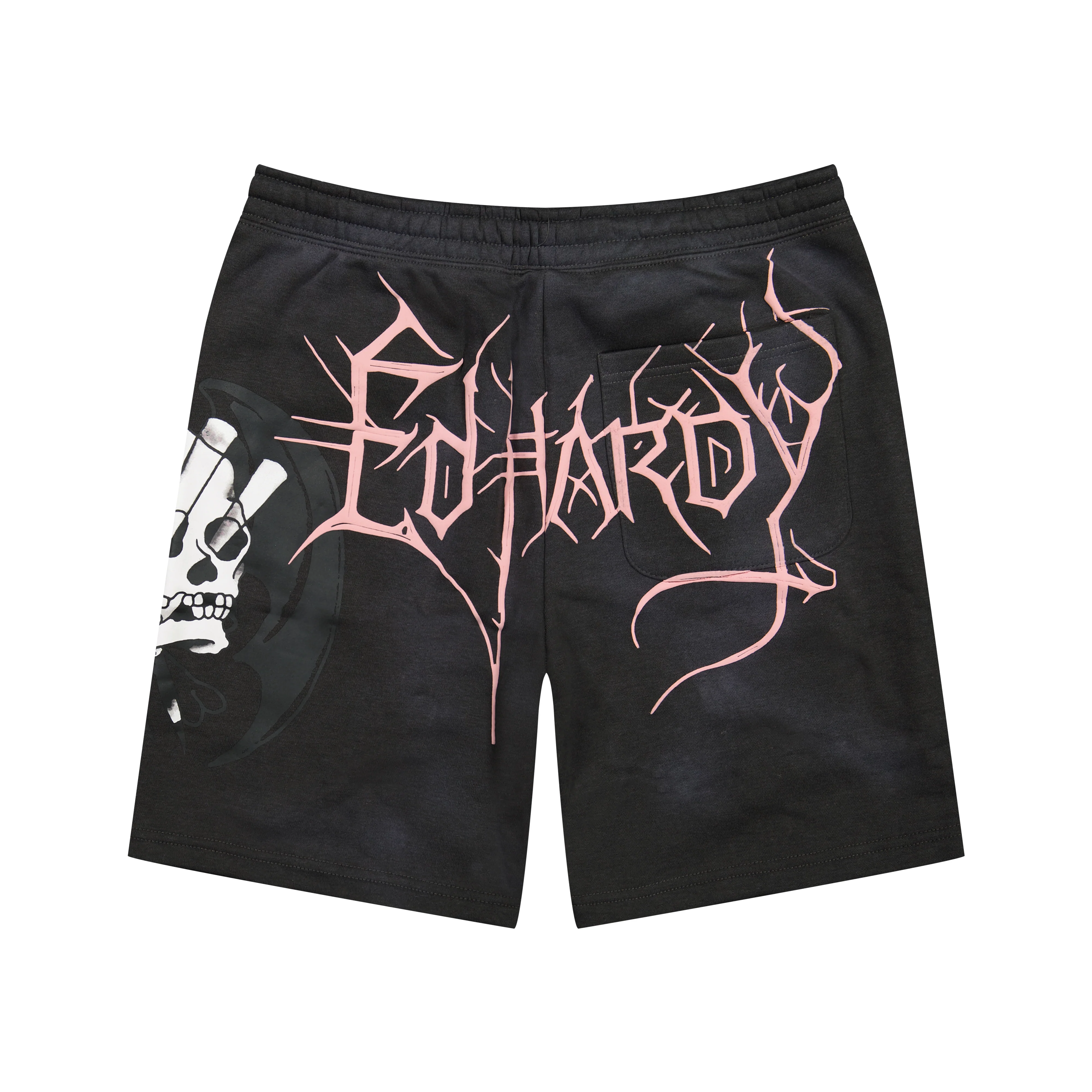 Spider Skull Fleece Shorts - Image 5