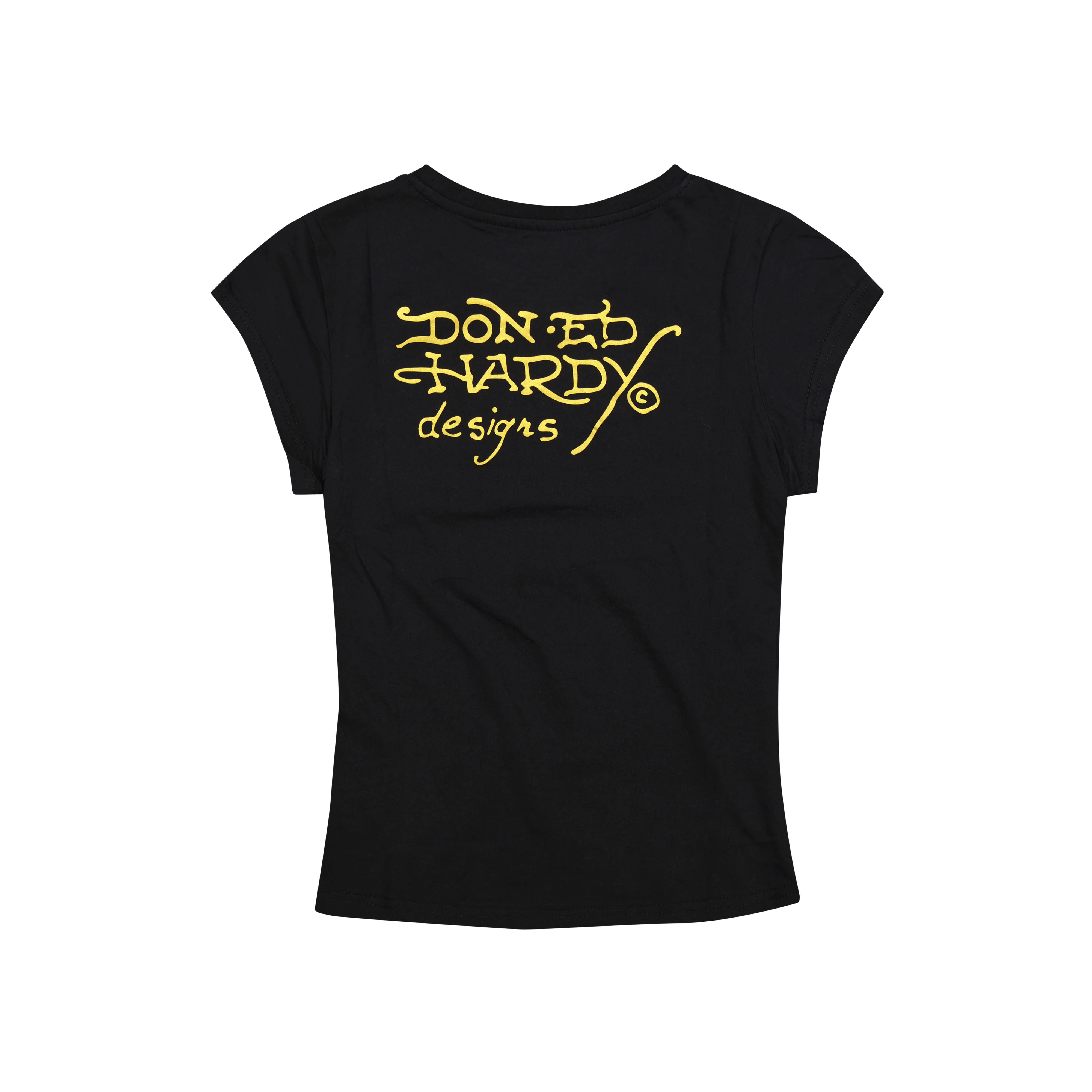 Swallow Rose Rhinestone Fitted Tee - Image 2