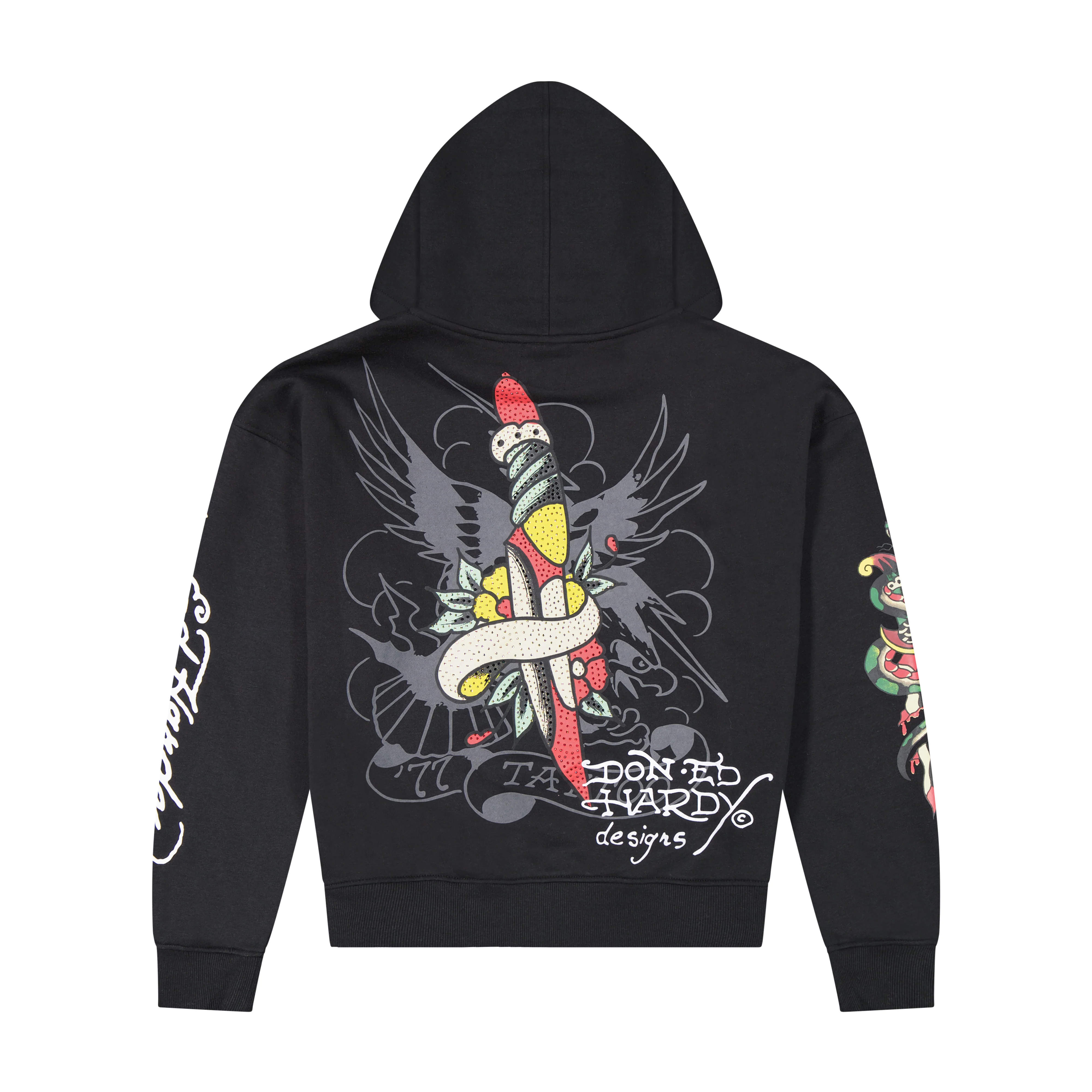 Tiger Eagle Boxy Zip Hoodie - Image 2