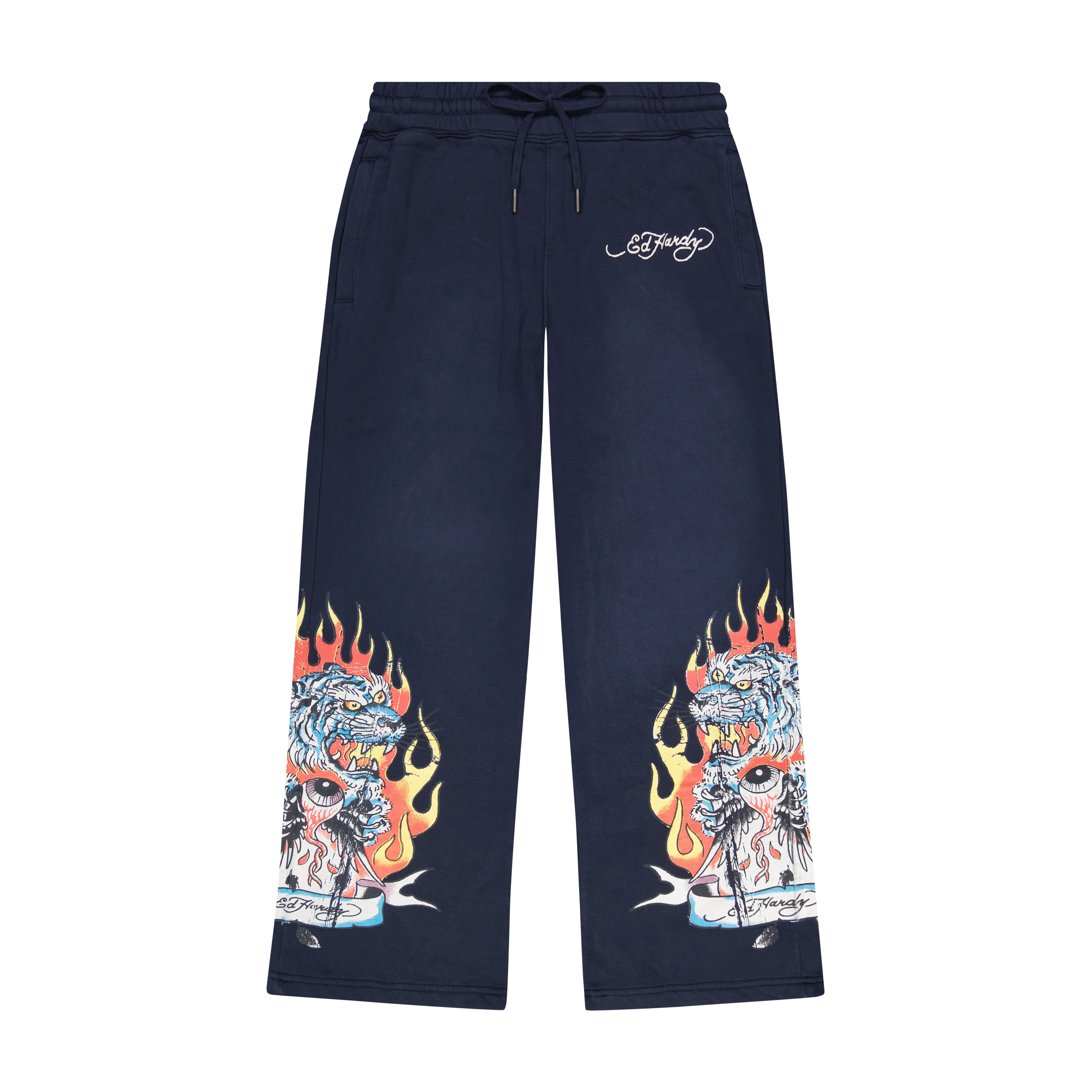 Tiger Flames Baggy Sweatpants