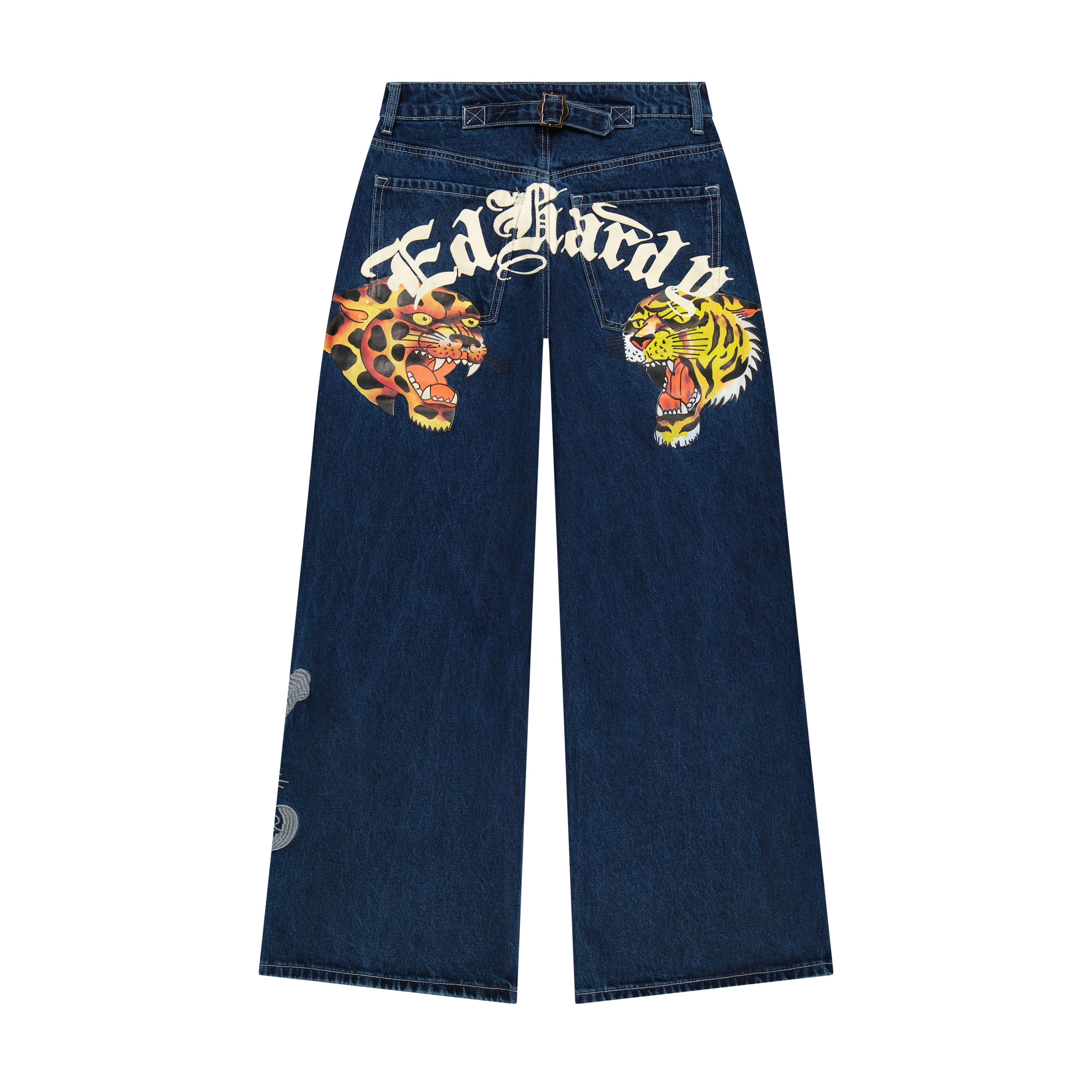 Tiger Leopard Baggy Jeans - Image 2