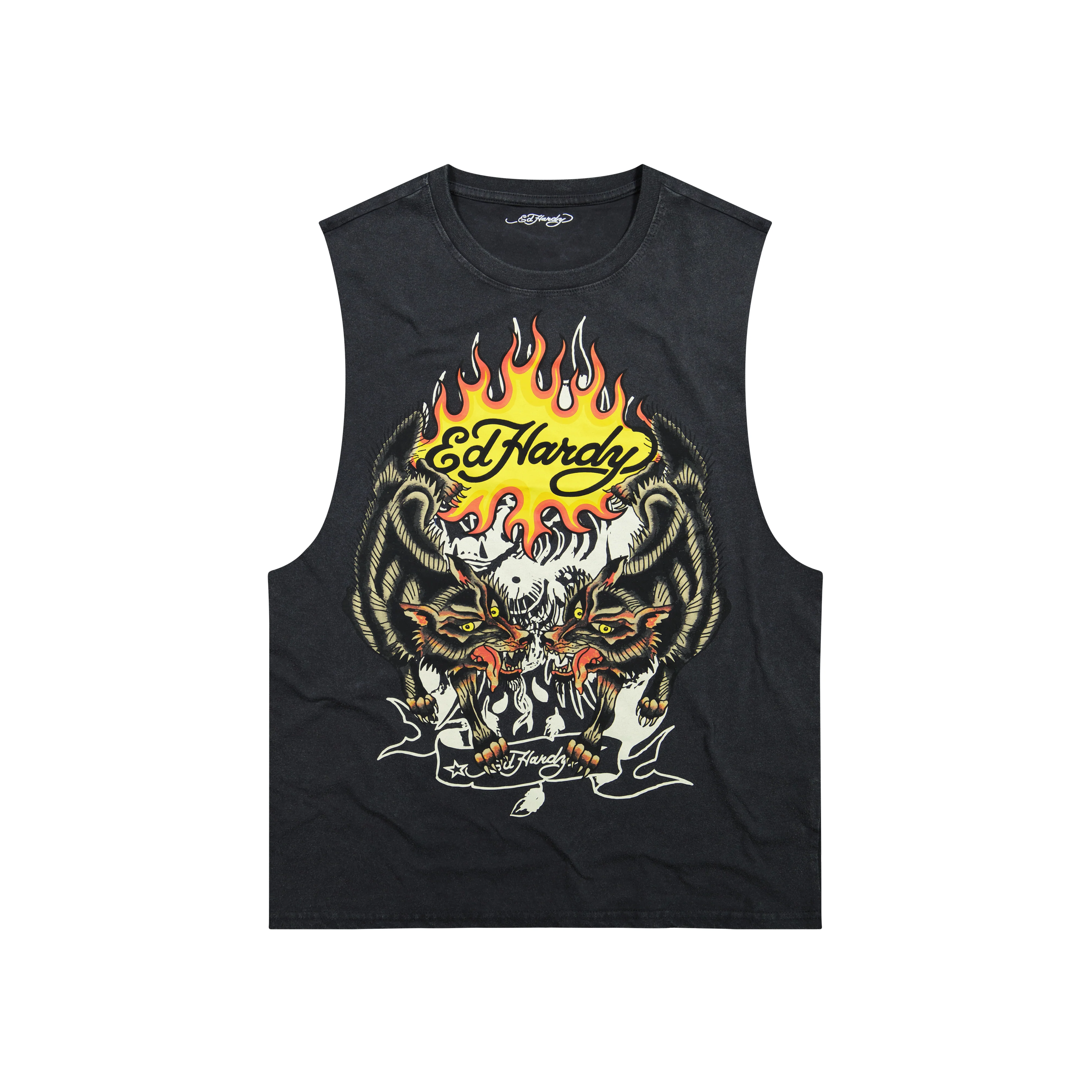 Wolves Mens Cut Off Tee - Image 3